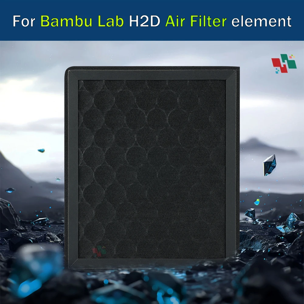 Para Bambu Lab HEPA 13 + G4 + Filtro de ar combinado de carvão ativado Ultra para impressoras 3D da série H2D Substituição OEM