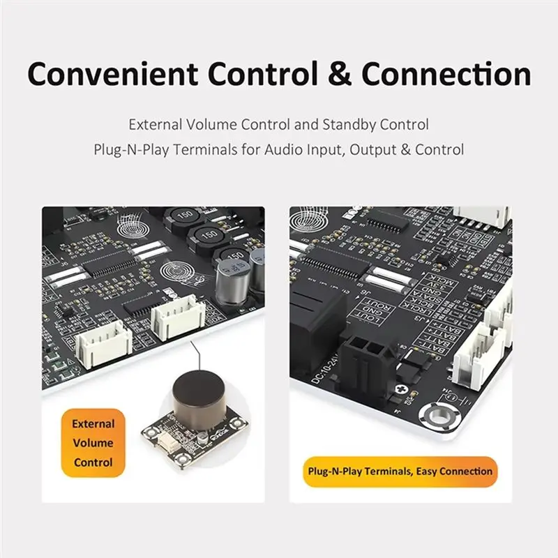 -[A51I Digital]DIPO2 - 2 X 50W Amplifier Board Stereo Amp Module 3-Wire I2S Input Amplifier Board