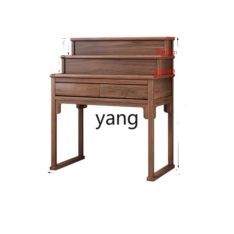 Yjq new Chinese-style solid wood middle hall table incense case household three-layer incense case table living room