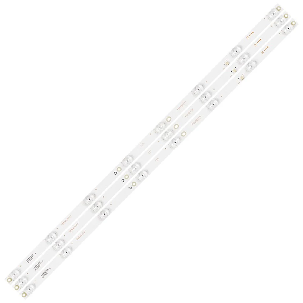 3PCS LED Backlight for 4708-K43WDD-A3117N01 K430WDD1 A3 43LFA69K 43PFS5034/60 K430WDF