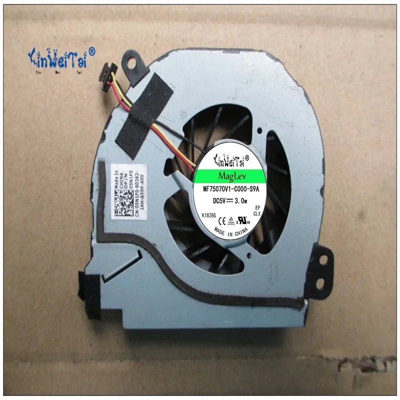 2 шт. новый вентилятор процессора для DELL 14R TURBO 14TD 14R 1728 14TR-2728B 5420 7420 V3460 5N1F0 DFS 541305 LH0T CN-05N1F0 MF75120V1-C120-G99