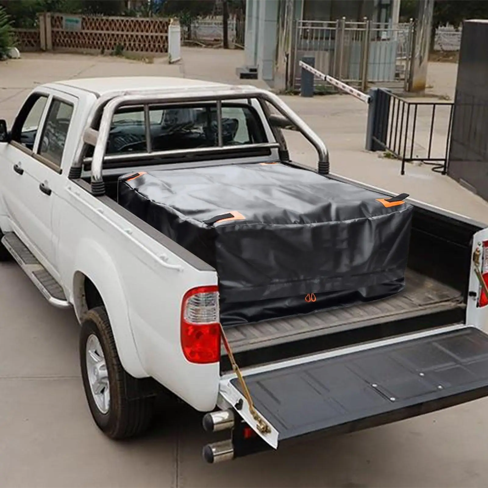 130x102x56cm Car Roof Bag Cargo Carrier Waterproof Rooftop Cargo Carrier Vehicle Roof Bag Travel Bag for SUV Van Pickup Truck