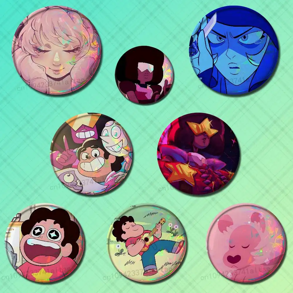 

Science S-Steven U-Universe Badges 75mm 58mm 44mm 32mm 25mm Brooch Backpack Hat Enamel Pins Accessories Toys Gifts