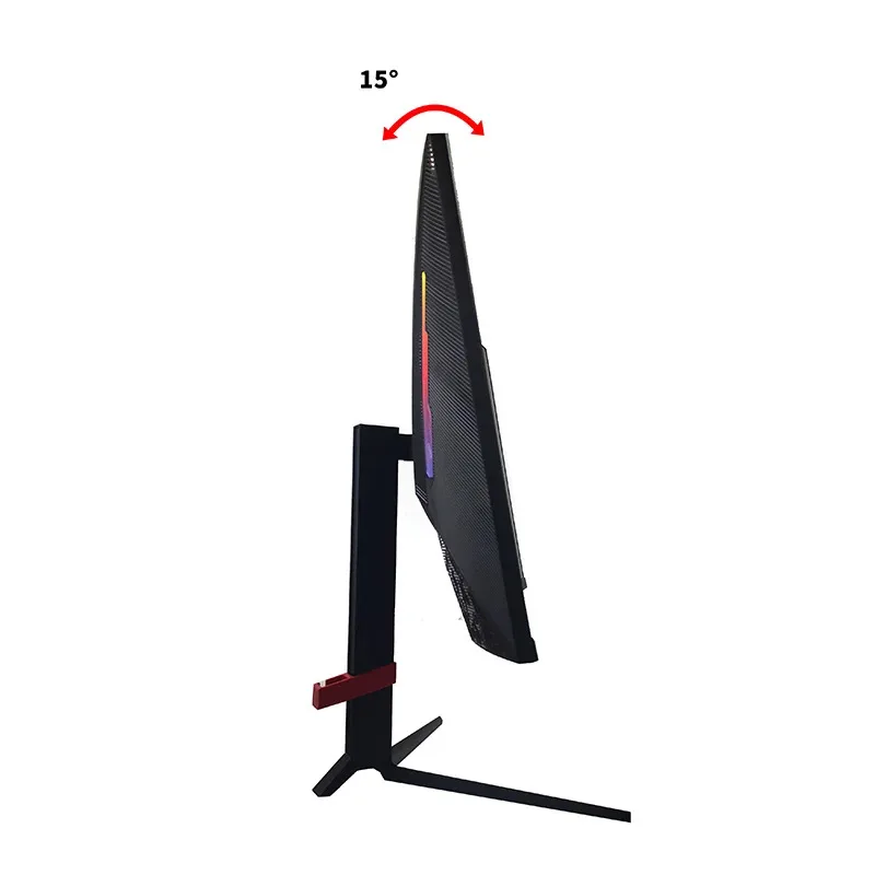 2024 nuevo diseño pantalla de Pc colorida 27 pulgadas FHD 1920*1080p RGB Monitor LCD 180Hz pantalla curva para juegos completos LED de escritorio