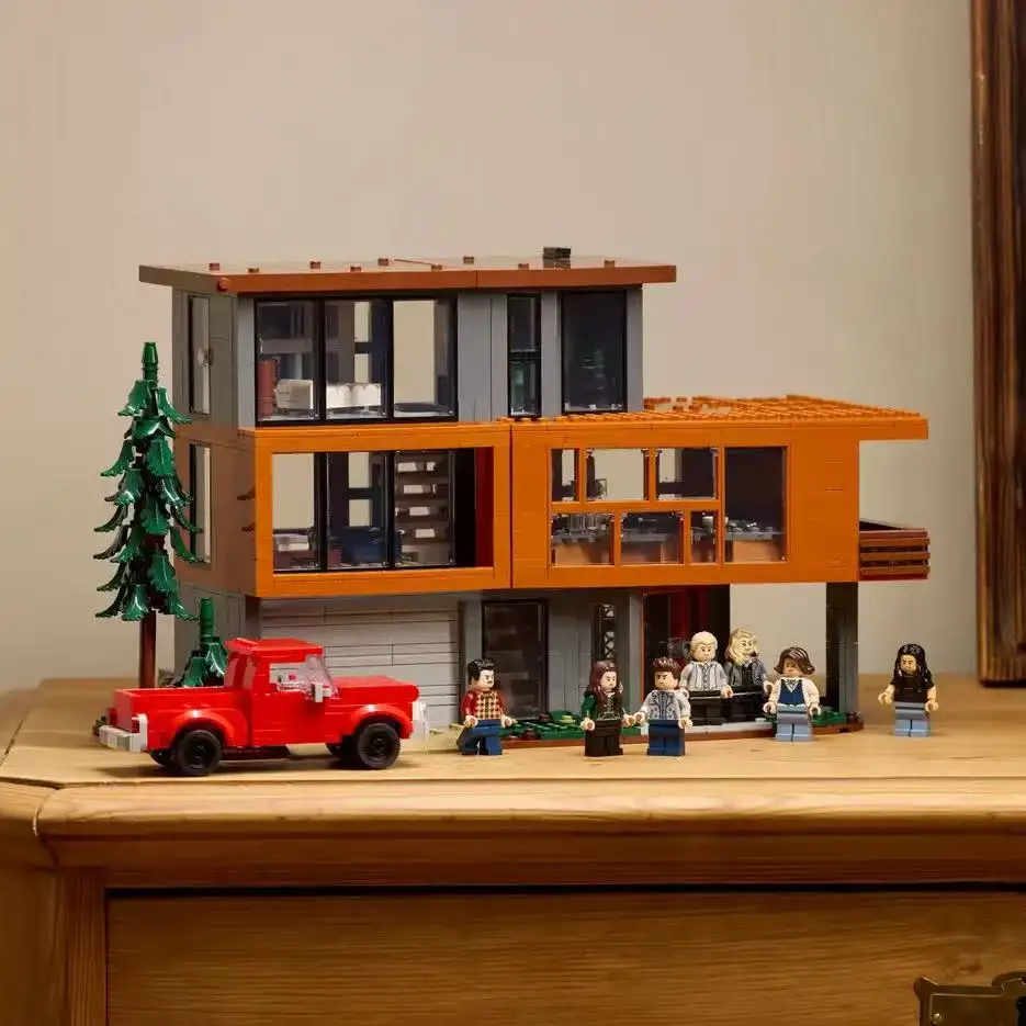 NEW 21354  House Building Set Architecture Blocks Romance Films Fans  Creative Present for Adult Christmas Birthday Gifts