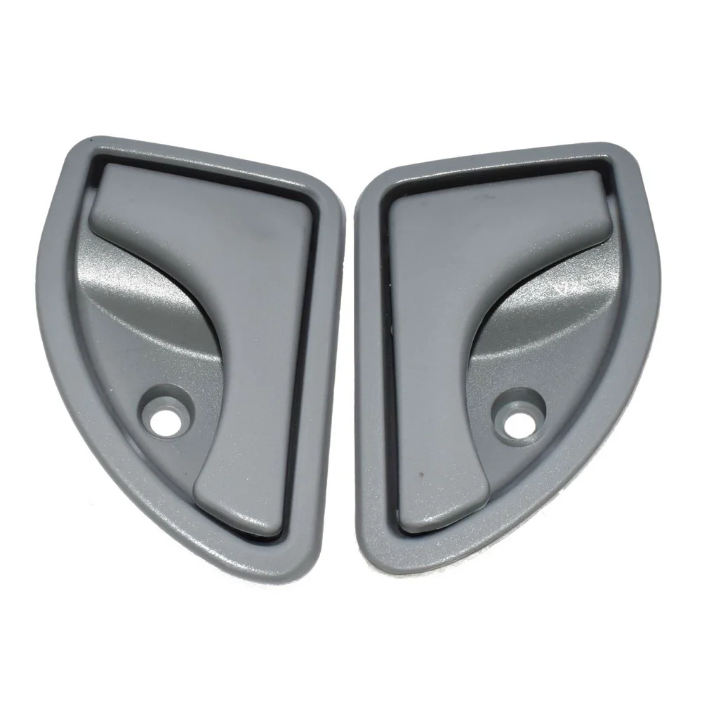 1 Pair NEW Interior Door Handle Front Left & Right Knob  For Renault 1997-2007 Kangoo & 1997-2003 Twingo  8200247802 8200259376