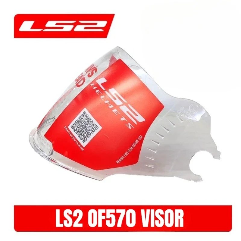 الأصلي LS2 VERSO خوذة عدسة OF570 نصف خوذة أقنعة سوداء خوذة الزجاج الأمامي استبدال الملحقات