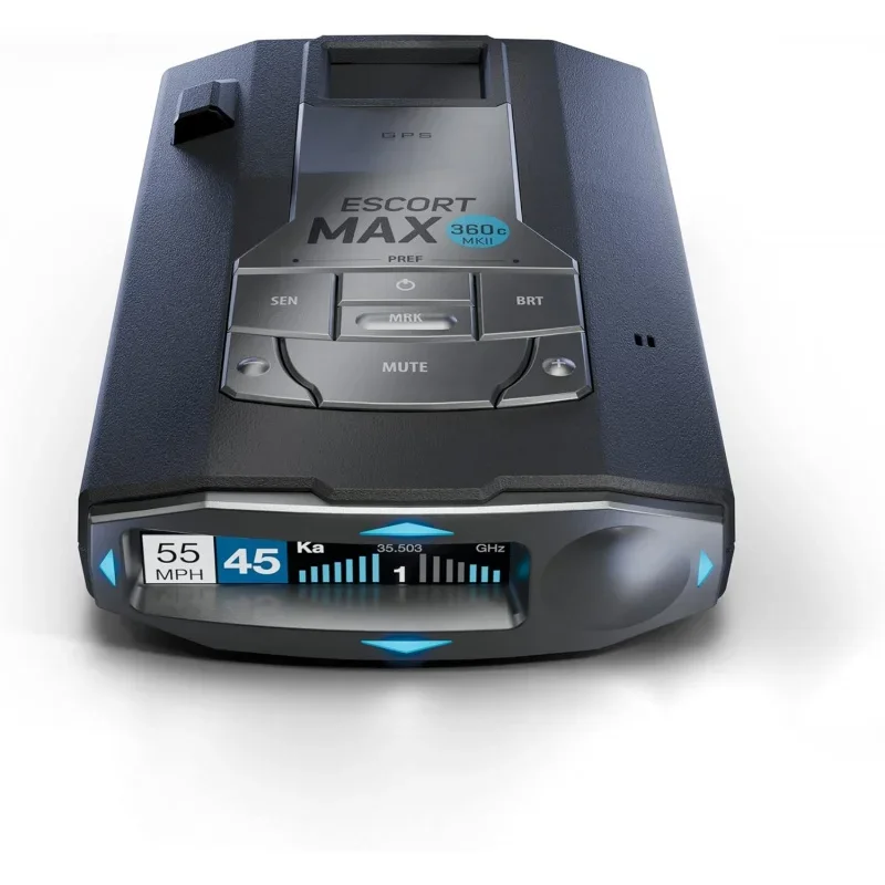 Escort Max 360c MkII laser radar detector-dual-band Wi-Fi and Bluetooth enabled, 360 ° directional arrows, except range, S