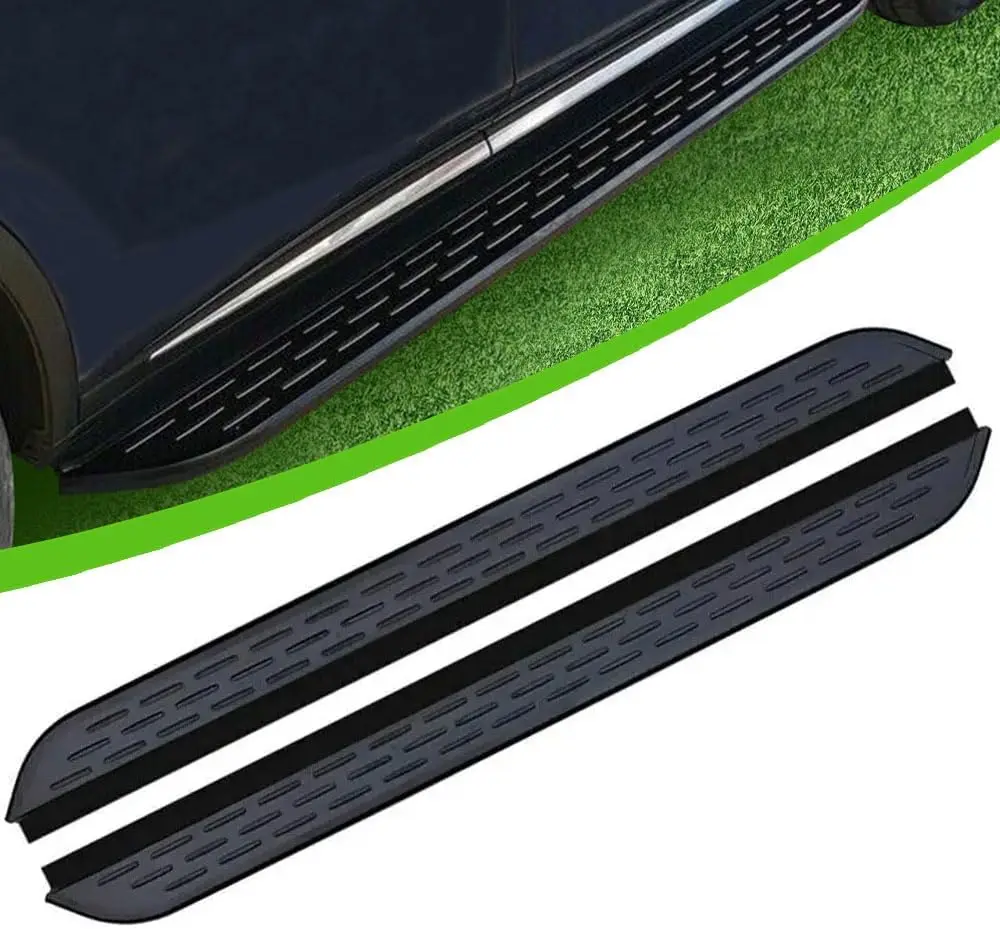 

2 шт. подножки, подходящие для Honda Passport 2019-2023 2024, фиксированная боковая подножка, защита педали, кронштейны в комплекте (KELI Black)