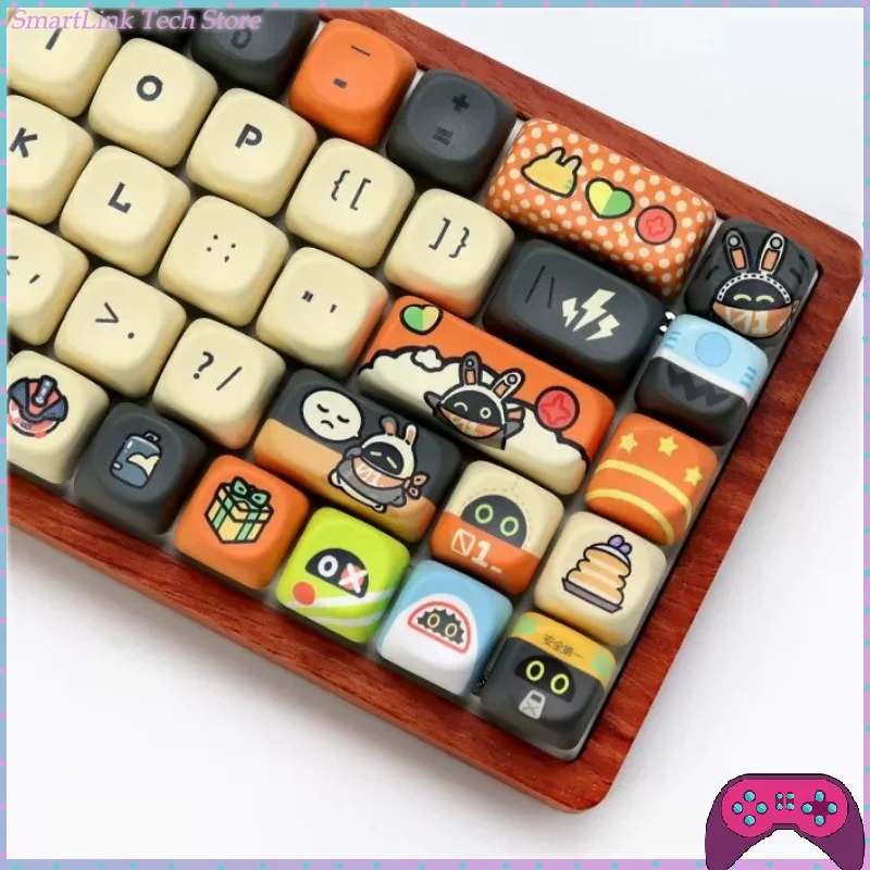 Key Meow Bangbu themed keycaps 133-key KOA height dye-sublimated custom mechanical keyboard keycaps Bangbu keycaps