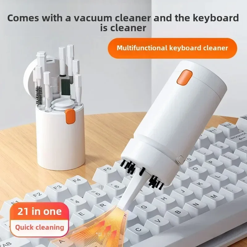 21 in 1 Multi Function Keyboard Cleaning Kit with Electric Vacuum Computer Screen Monitor Camera Earphone Gap Dust Tools