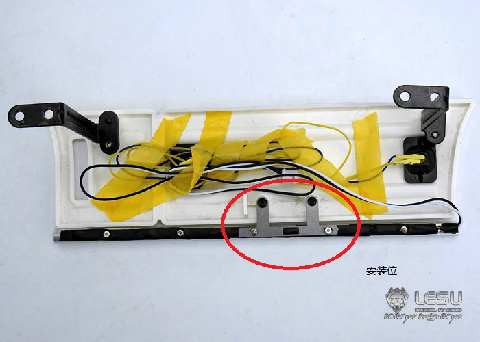 LESU Für 1/14 Tamiya Traktor-LKW Seitenschweller-Dekorationslichter S-1268 Breitenlicht Warnlicht DIY modifiziertes Zubehör – Detail 1