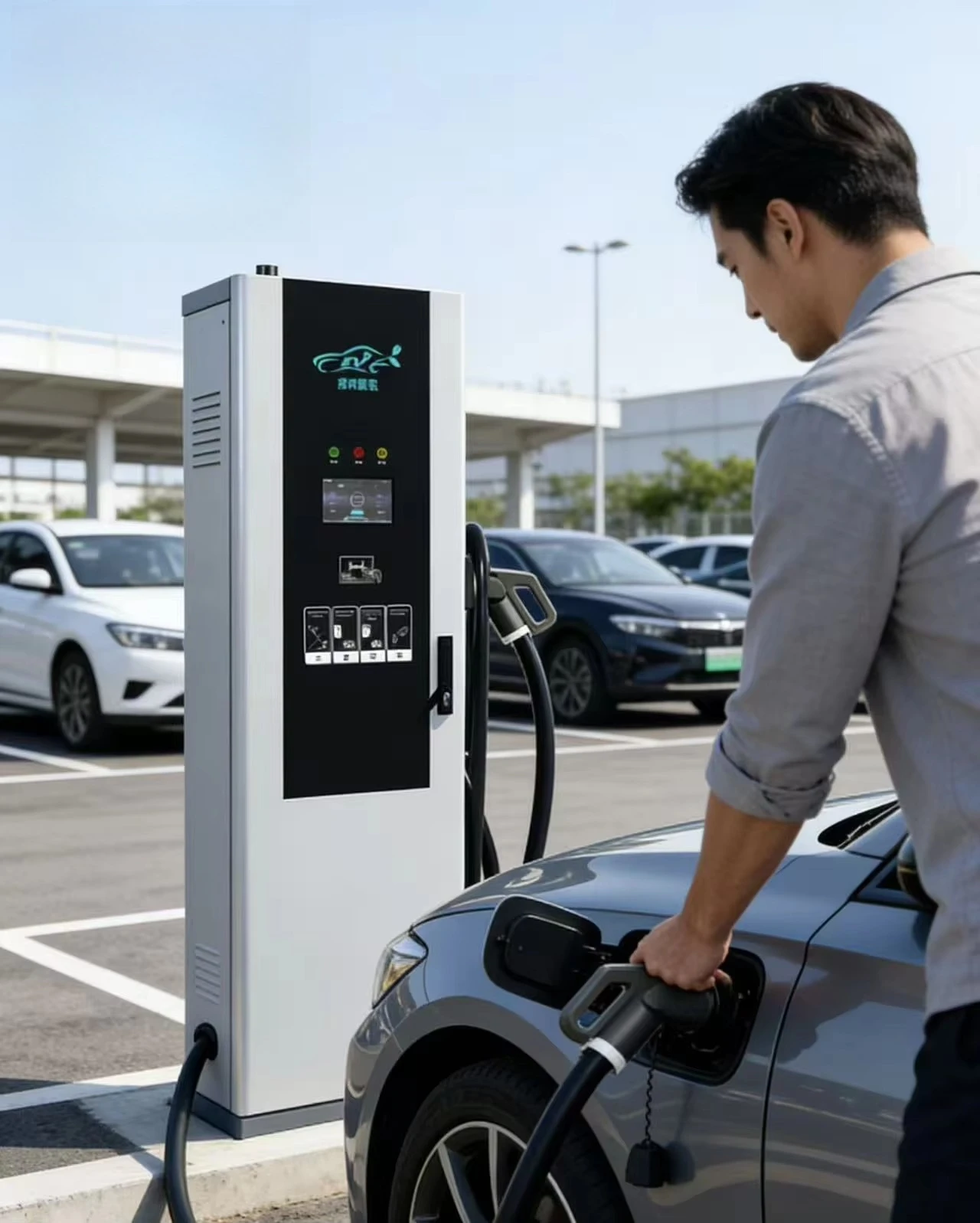 1000V 400A/600A DC EV Charger | Floor-Mounted, 180kg,, 5m Cable, IP54, for Commercial EV Charging