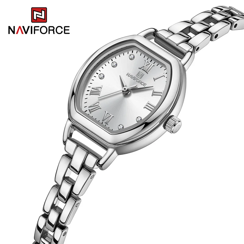 

NAVIFORCE Women Alloy Bracelet Watch Retro Waterproof Female Clock Simple Luxury Ladies Dress Quartz Wristwatch Relogio Feminino