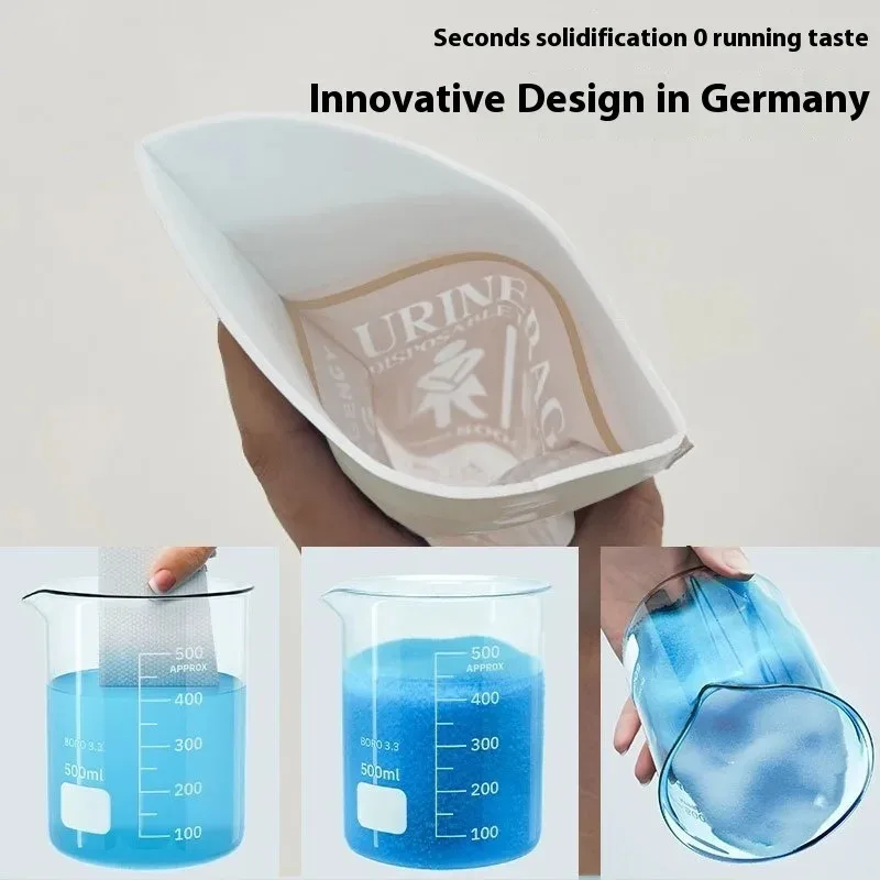 800ML Disposable Outdoor Emergency Urinal Bags Unisex Leak-Proof Portable Vomiting Travel Toilet Bags for Women Men Camping Cars