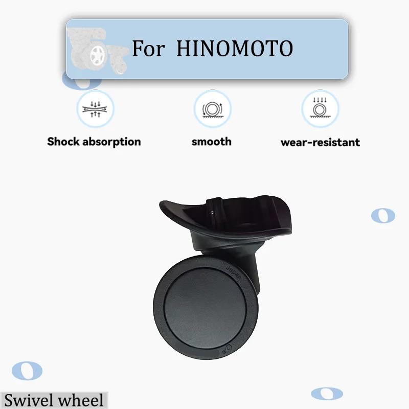 

For HINOMOTO HKSL01 Luggage Wheel Shock Absorber Replacement Wheel – Heavy-Duty Replacement Casters For Suitcases