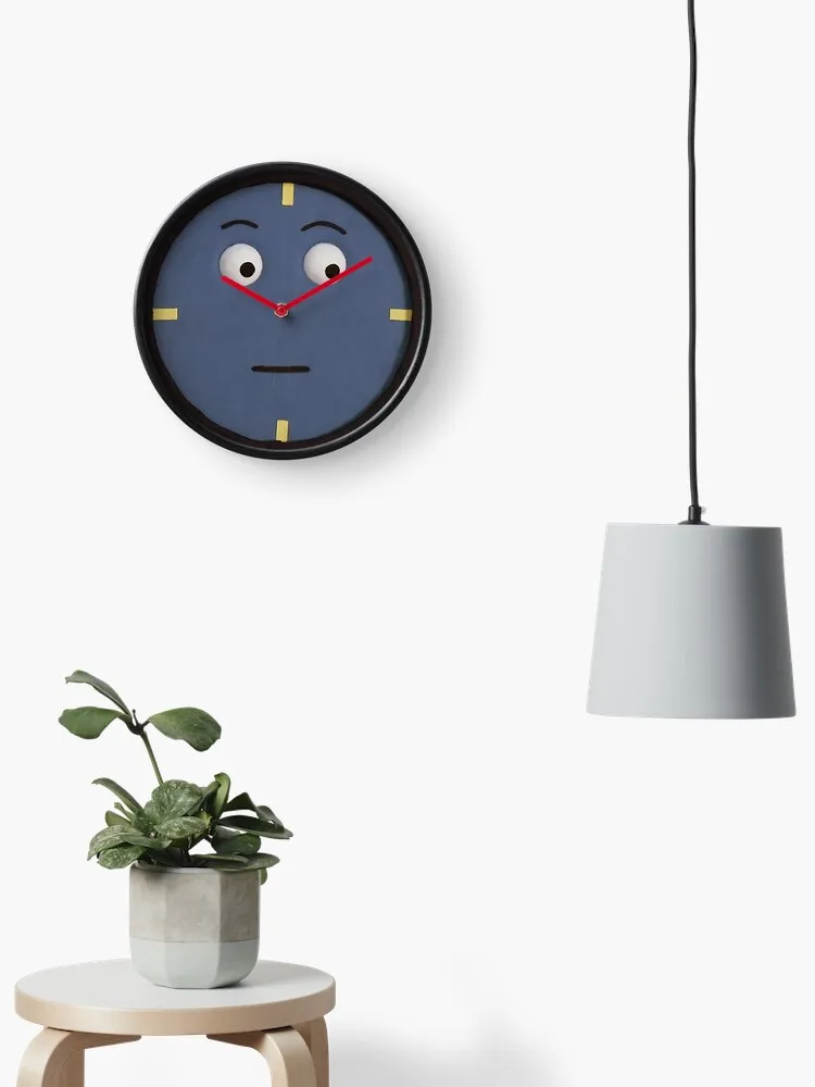 

Wall Mounted Clock with Silent for Home Decor, Don't Hug Me I'm Scared, No Hands, Easy to Read