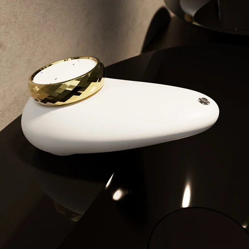 Keran wastafel batu kerikil kreatif semua tembaga lemari kamar mandi toilet keran wastafel air panas dan dingin MT2404