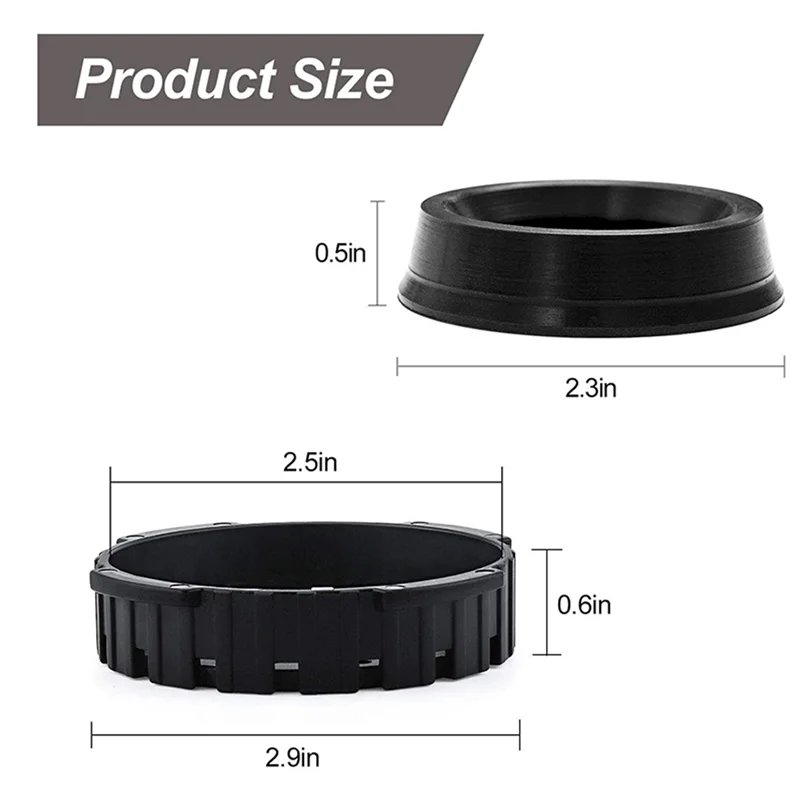 A20M 2X Koffiefilterpapier Cap & Plunger End Pakking Vervangende Onderdelen Sets Geschikt Voor Aeropress Koffie En Espresso Maker