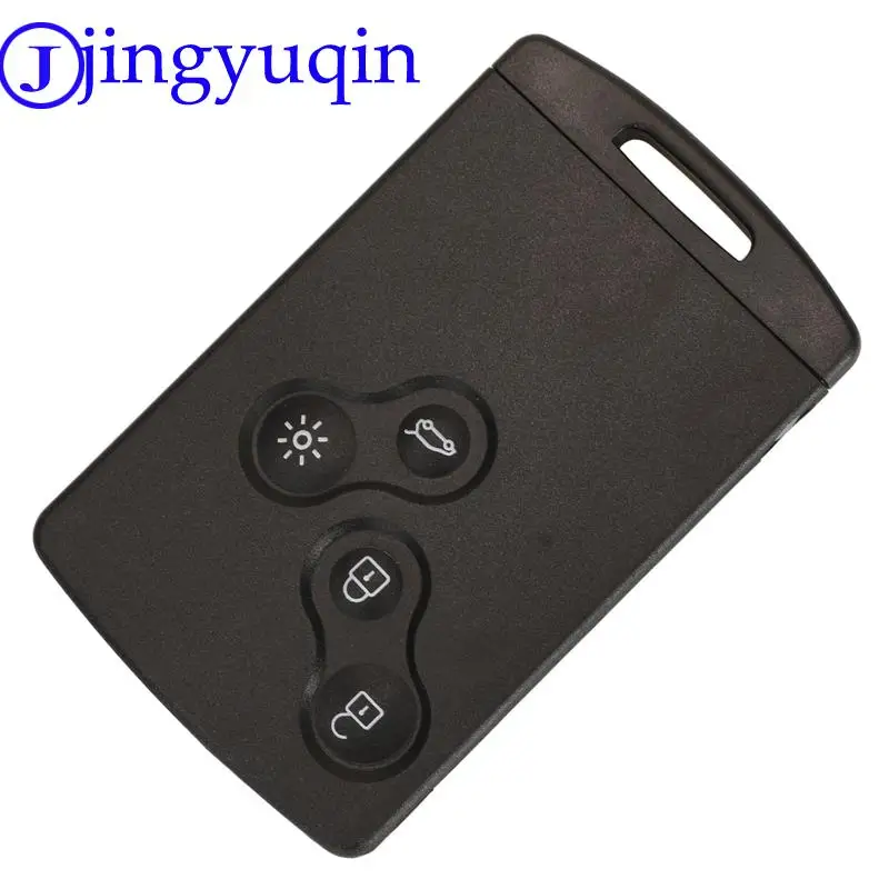 jingyuqin Keyless Remote Key Card For Renault Megane Fluence Laguna Scenic Clio Captur Koleos 433MHz ID46-PCF7952/4A-7953