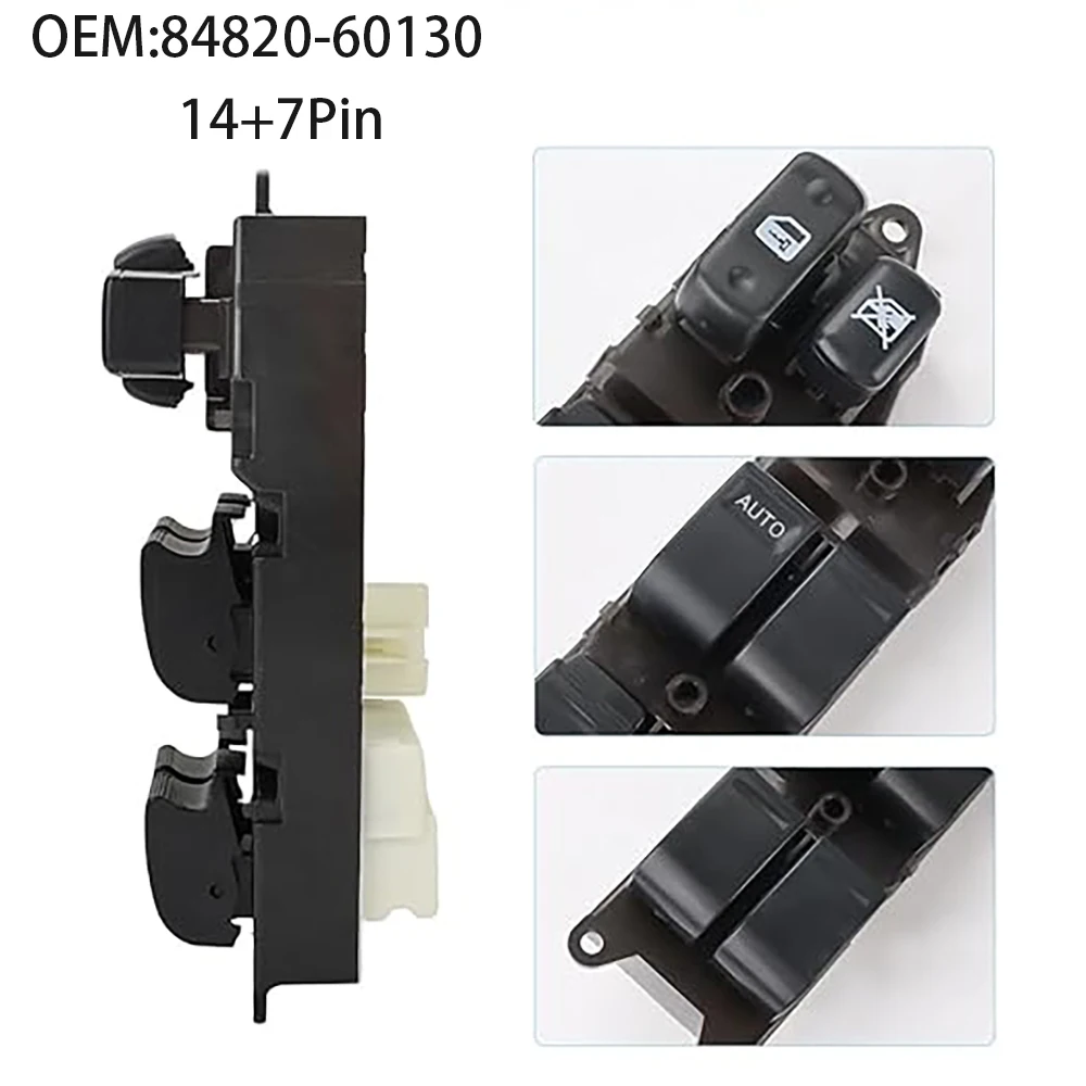 

Автомобильные аксессуары 84820-60130, автоматический переключатель, электрический переключатель стеклоподъемника для Toyota Land Cruiser 100 4700 1997-2008