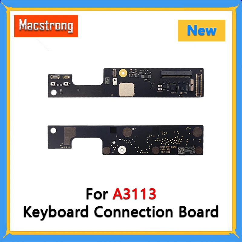 

New A3113 Keyboard Connection Board For MacBook Air M3 13.6" A3113 Touch Id Speaker Audio Jack Logic Board Connector Board 2024