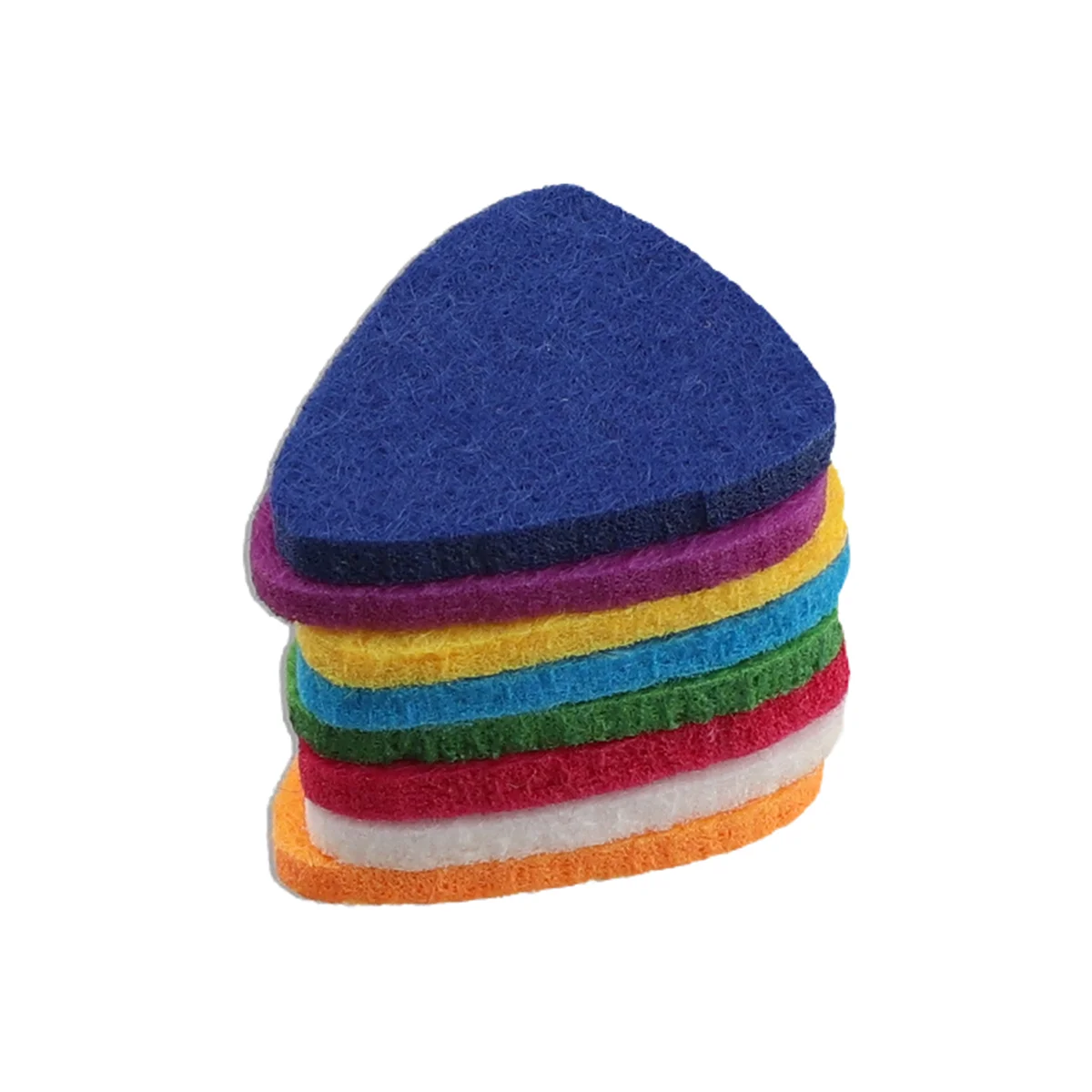 Púas de ukelele, púas de fieltro/púas para ukelele y guitarra, 8 piezas de púas de guitarra, multicolor