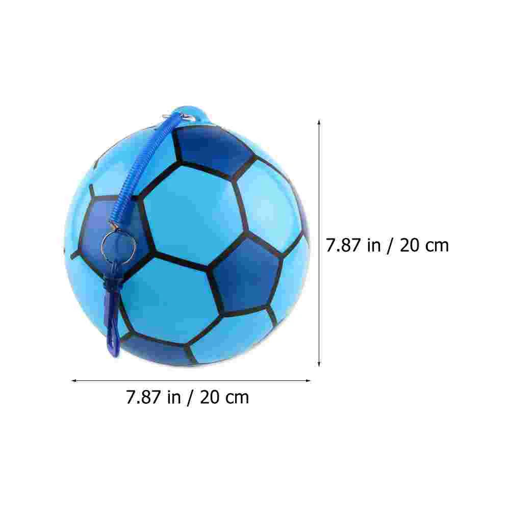 6 Pcs Football Balloon Inflator Pump Child Soccer Training Toy Inflatable Pvc Kid Children