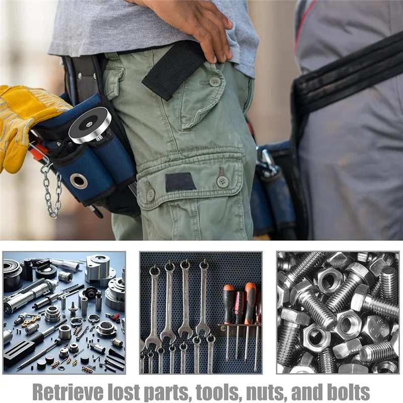 A93E-35LB 마그네틱 스위퍼 텔레스코픽 픽업 도구 나사 부품 파인더 접이식 핸들 8.3 To33 인치 픽업 네일 스크류