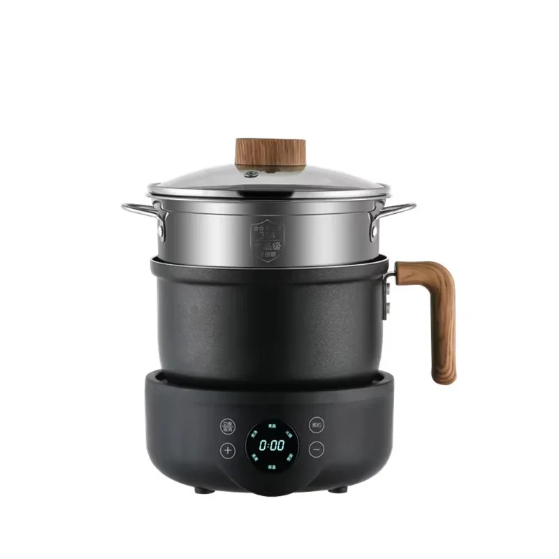 2026Cross-Border Full English Packaging 110V US Plug 800W Anti-dry Burn Touch Control 1-2L Capacity Multi-Functional Small Elect