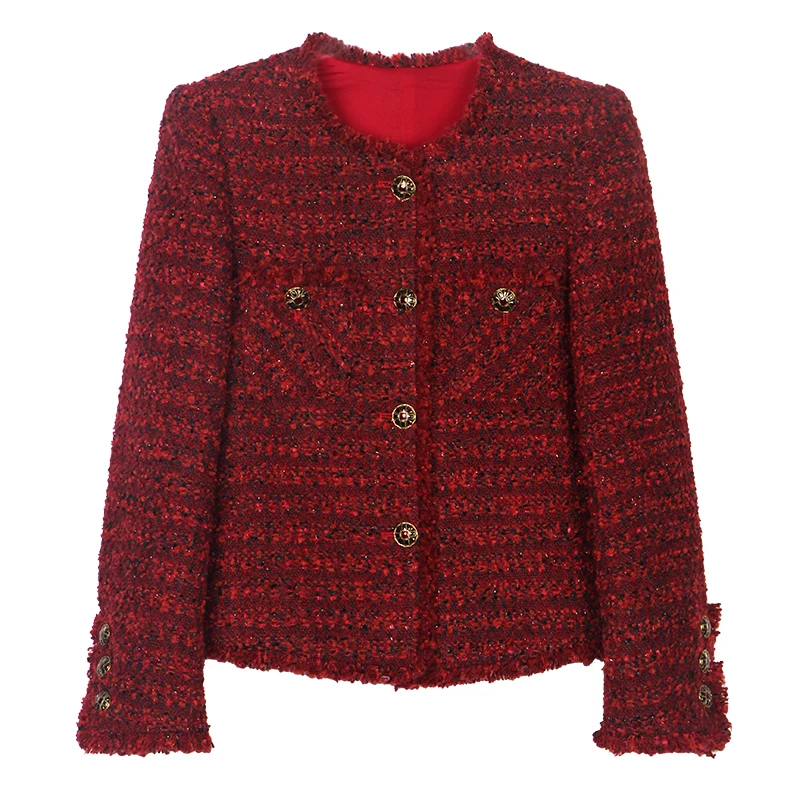 

2025 simple fashionable lady high-end elegant temperament design casual jacket top
