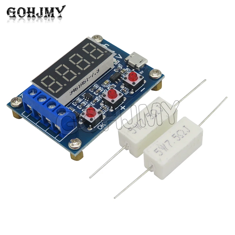 ZB2L3 Battery Capacity Tester External Load Discharge 1.2-12V Battery 18650 Capacity Test
