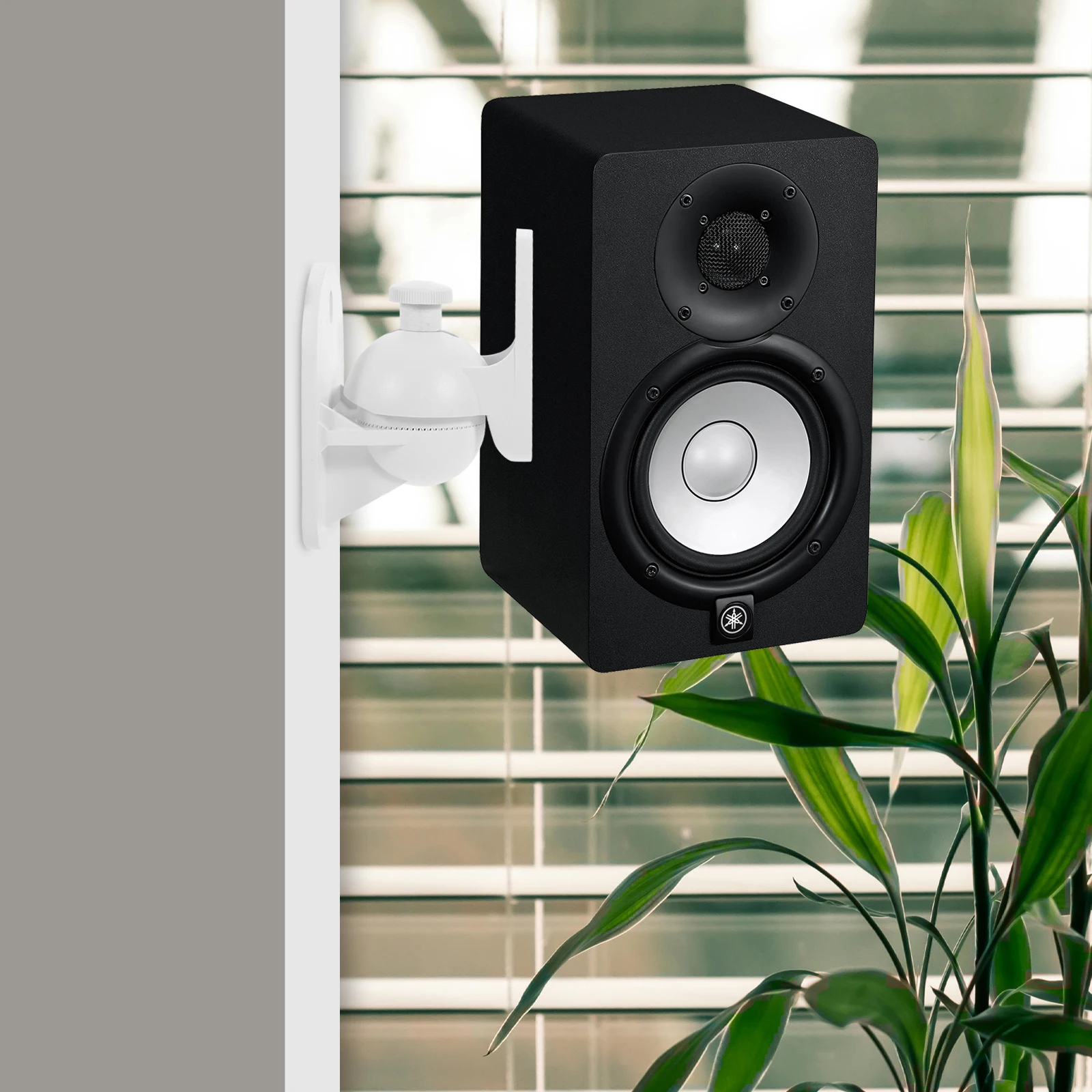 

4pcs Speaker Wall Mount Bracket Sturdy Stand For Surround Sound Satellite Bookshelf Speakers