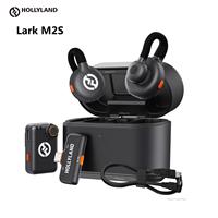 Hollyland Lark M2S Wireless Microphone for iPhone Camera Android PC Noise Cancellation Microphone for Photography Interview M2 S