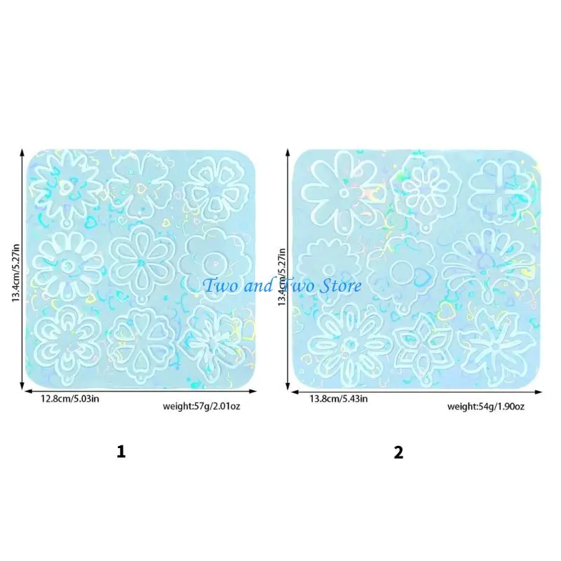 HX6F Rainbow Effect Silicone Flowers