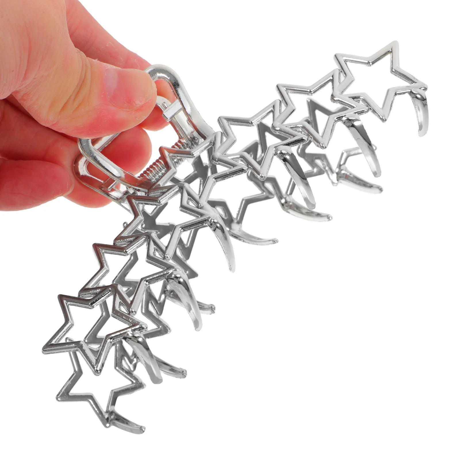 

Stylish Metal Large Jaw Women Thick Long Alloy Claw Clamps Secure Hold Styling Accessories Big Clip Durable Lightweight Portable