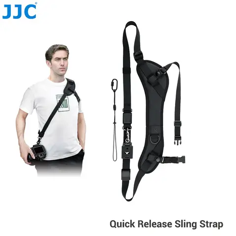 JJC Quick Release Strap with Arca Swiss for Sony A7 V A7V A7M5 A7 IV A7CR A6500 A6400 Canon EOS R8 R6 V Nikon Z9 Z8 Zf Z5 Fujifi