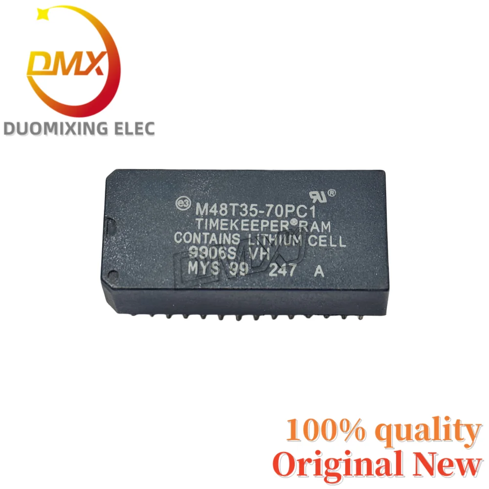 1-5PCS/LOT M48T35Y M48T35Y-70PC1 Counter Memory IC DIP-28 Package Chip