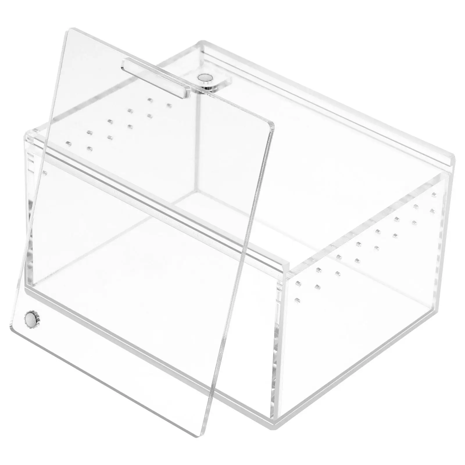 Container Acrylic Crawling Pet Box Baby Animal Critter Reptile Terrarium Habitat