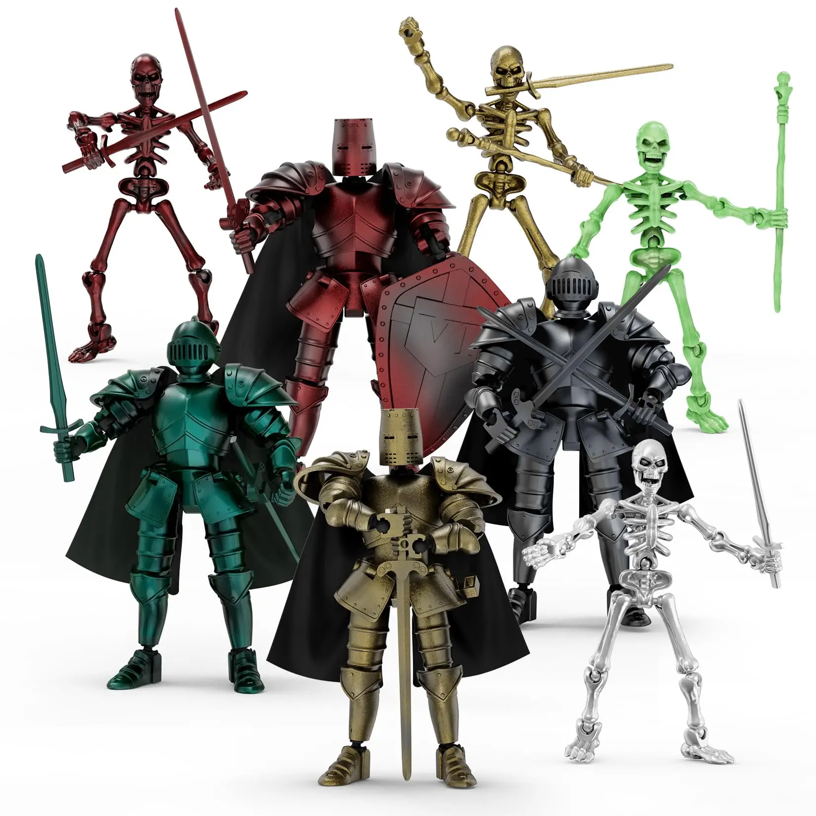 conjunto-de-8-figuras-de-acao-titan-13-multicoloridas-para-montar-estilo-cavaleiro-medieval-impressao-3d