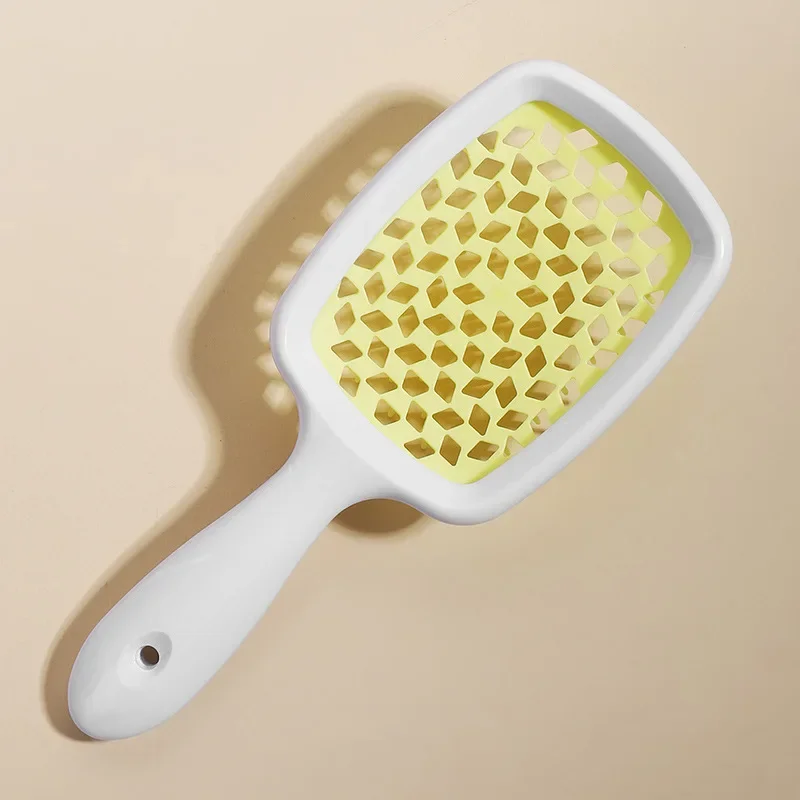 Fluffy Shape Comb Mesh Comb Hairdressing Hair Smoothing Honeycomb Dry and Wet Hollow Comb