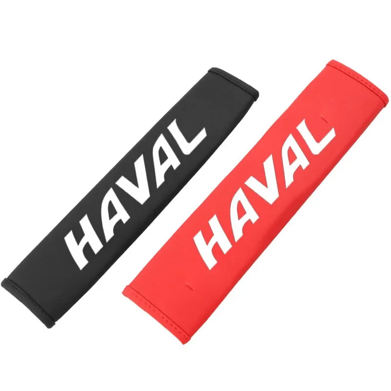 2Pc For Haval Jolion H6 GT 2021 2023 H9 H7 H4 H8 F5 H2S M6 F7X Quality Car Interior Genuine Leather Seat Belt Shoulder Cover Pad