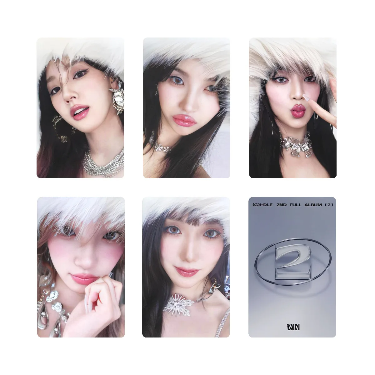 Kpop Idol 5pcs/set Lomo Cards GIDLE Photocards I FEEL I TRUST I NEVER DIE Photo Card Postcard for Fans Collection