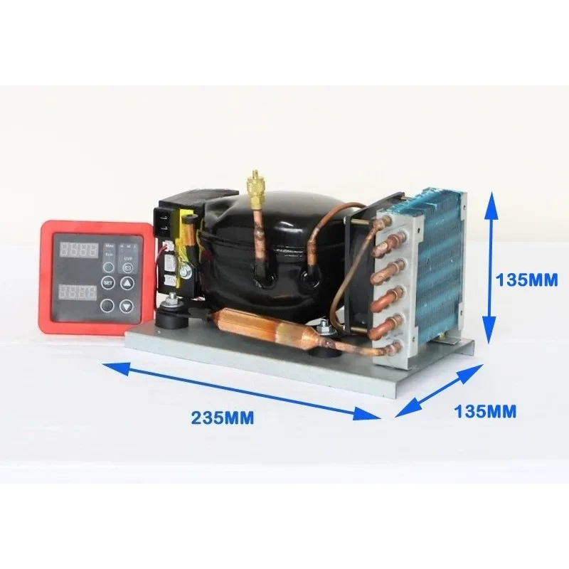 for BD15HC DC Compressor Condensing Unit 12V 24V Air Cooled Micro Refrigeration System