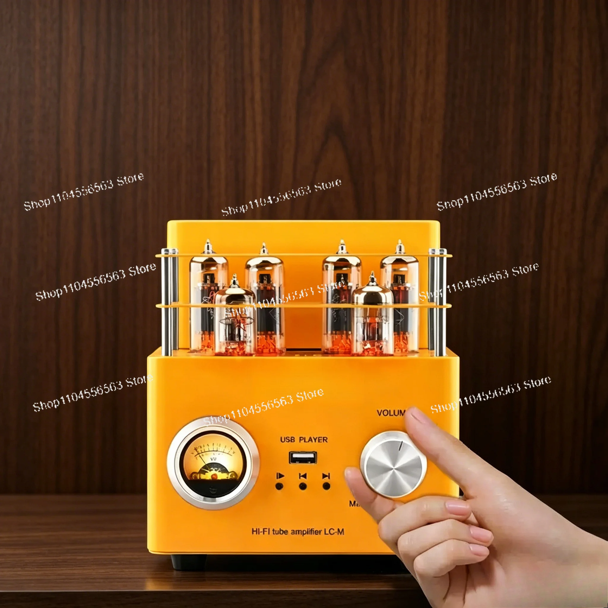

6P1 Push-Pull Power Amplifier Pure Vacuum Tube Amp 12W+12W 4-8Ω HiFi Stereo Audio Amplifier