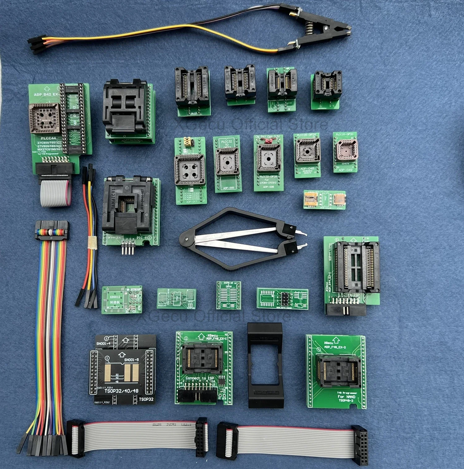 Programador USB V12.66 XGecu TL866 - 3G T48, compatible con 34000 + IC SPI Flash NAND EEPROM MCU, reemplazo TL866A TL866CS + 25 piezas