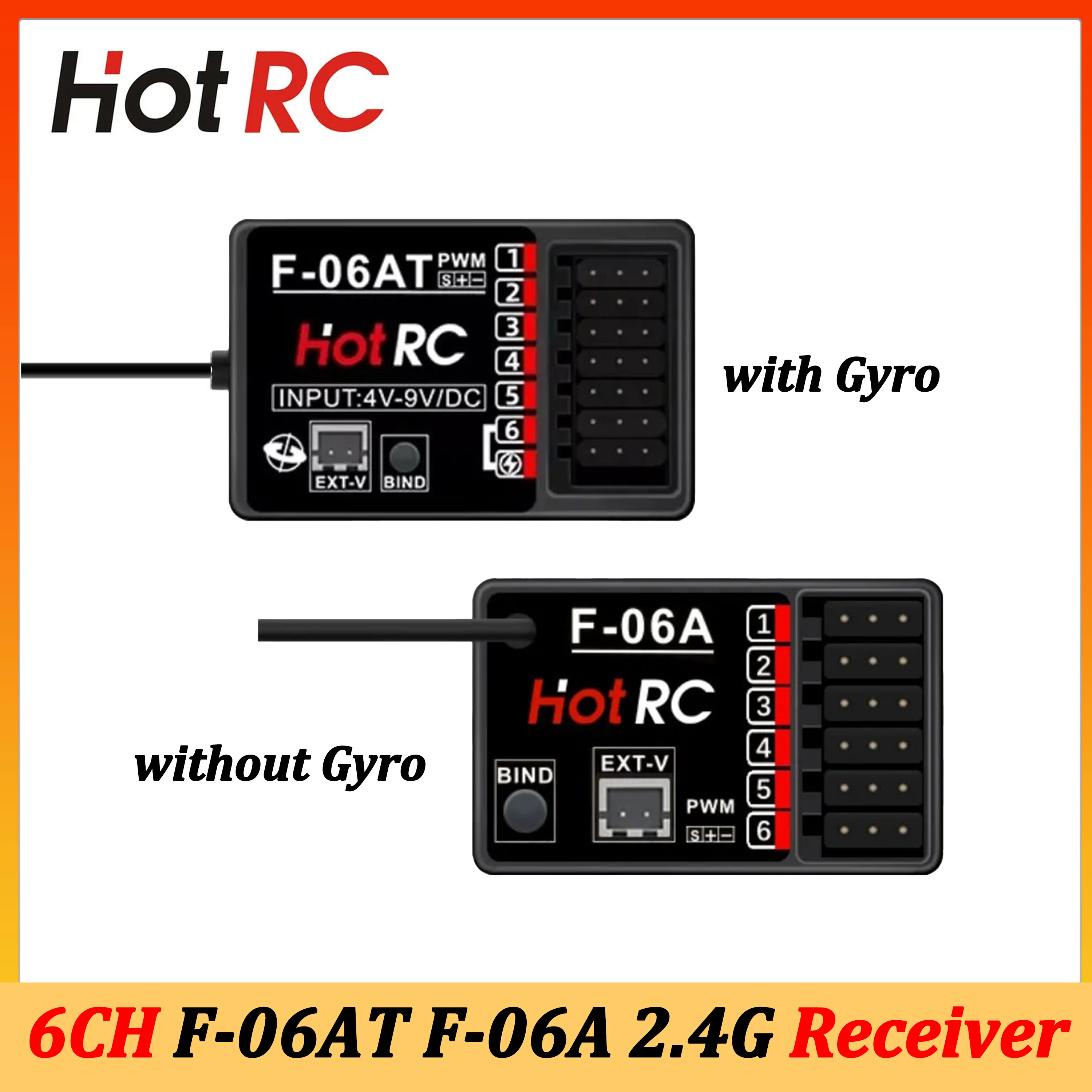 Hotrc 2.4Ghz 6CH Re…