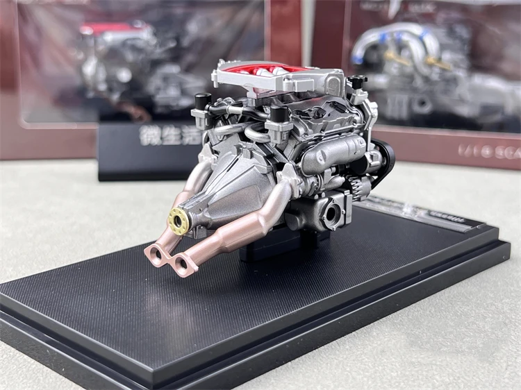 MH 1:18 4G63T VR38DETT RB26DETT K20C modelo de motor simulación edición limitada plástico Metal estático coche modelo juguete para regalo