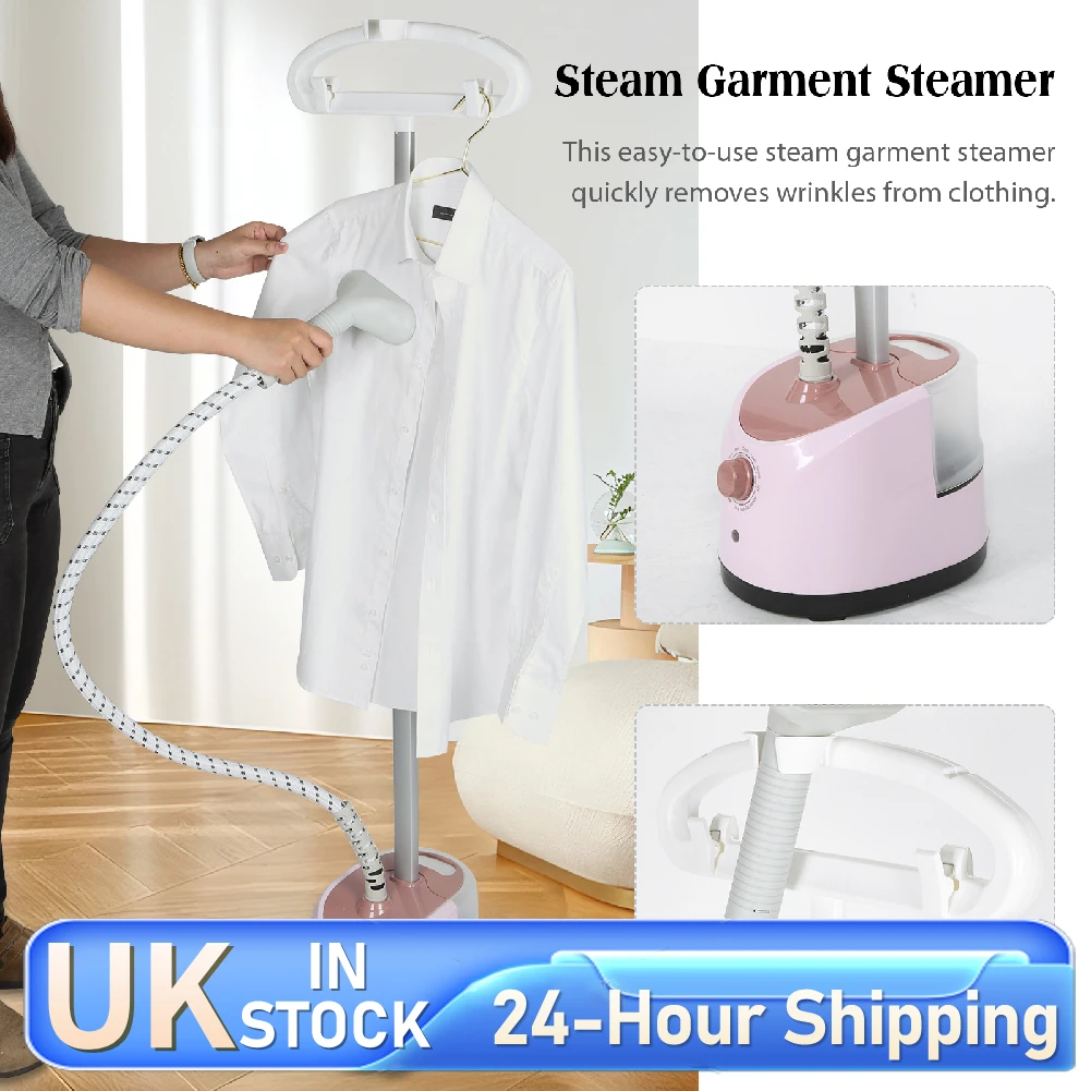 2000W Garment Steamer 1.8L Hanging Vertical Steam Iron Home Handheld Garment Steamer Machine With 11 Gear Adjustable for Clothes