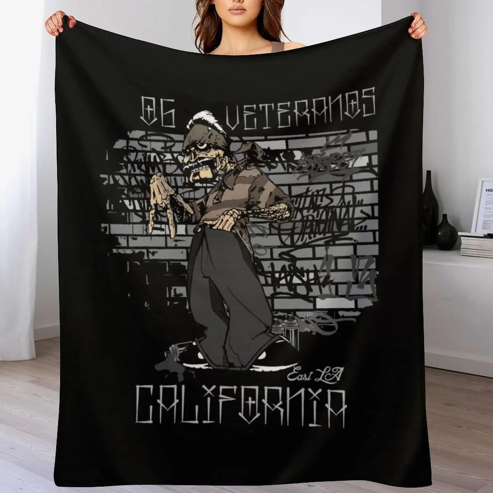 

OG Veterano Throw Blanket Color Fast Cozy Throw Blanket